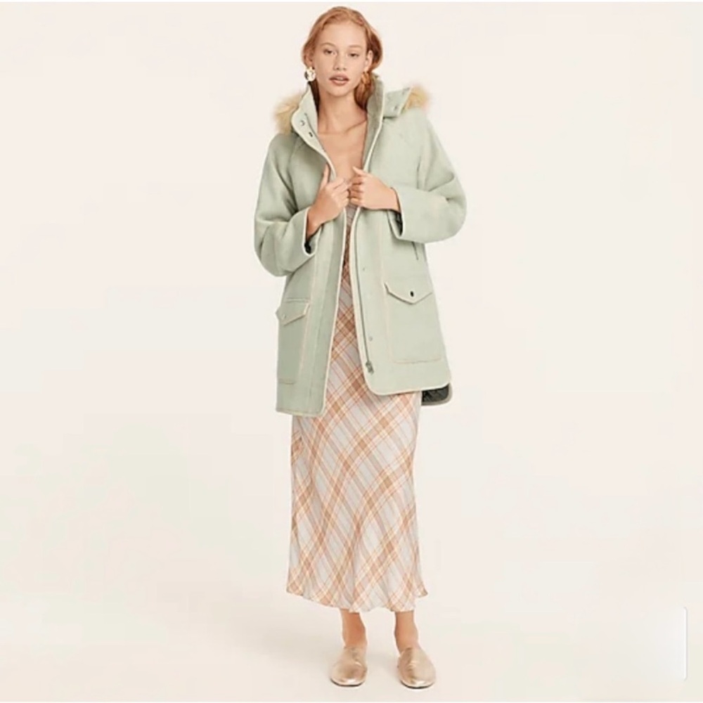 “J CREW” Summit Nello Gori Stadium Cloth Parka BNWT